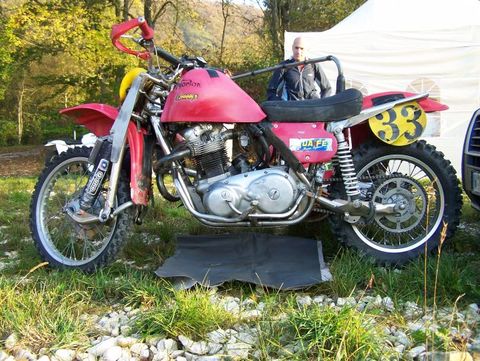 Classic Motocross Bike